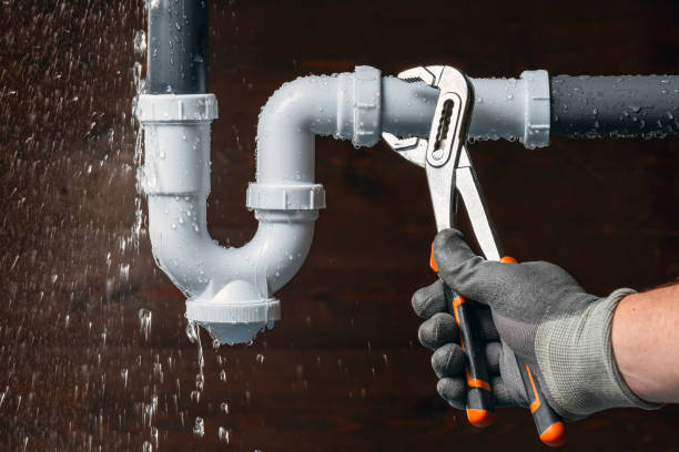 Professional Leak Detection technician working in De Soto, IA